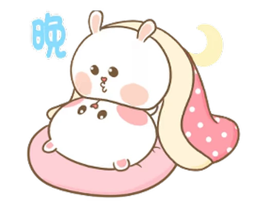 😘 Стикер «Puffy Rabbit» для Telegram
