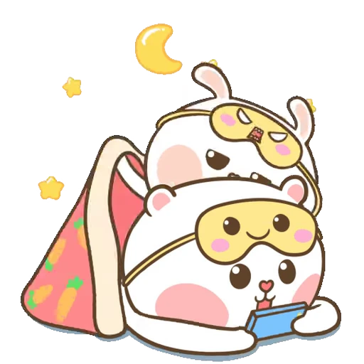 😍 Стикер «Puffy Rabbit» для Telegram