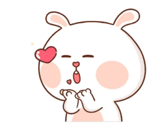 😘 Стикер «Puffy Rabbit» для Telegram