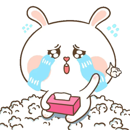 😭 Стикер «Puffy Rabbit» для Telegram