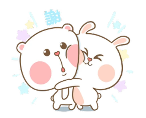 💋 Стикер «Puffy Rabbit» для Telegram