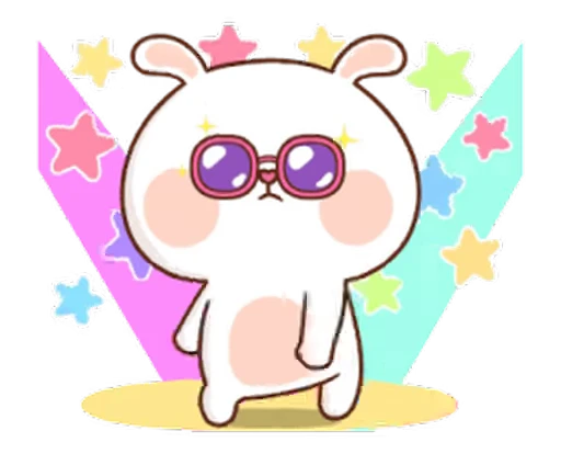 💃 Стикер «Puffy Rabbit» для Telegram