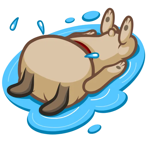 😁 Стикер «Fred the Pug» для Telegram