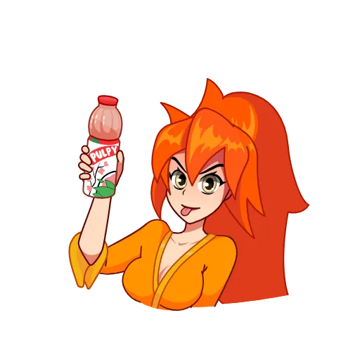 🧃 Стикер «Pulpy» для Telegram