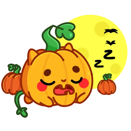 😴 Стикер «Happy Halloween» для Telegram