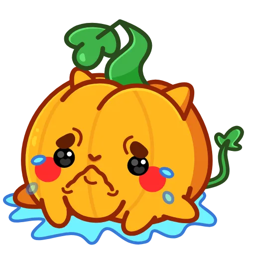 😭 Стикер «Happy Halloween» для Telegram