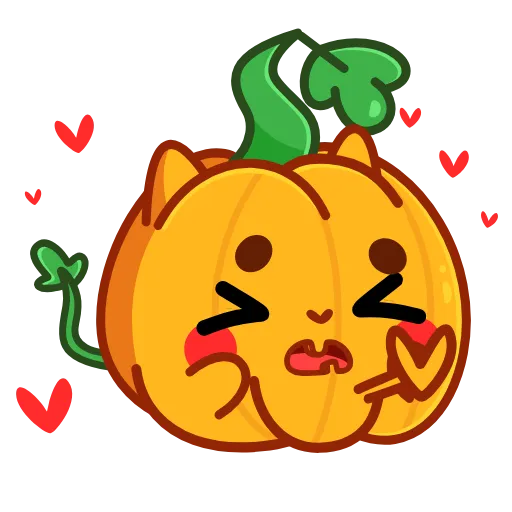 ❤️ Стикер «Happy Halloween» для Telegram