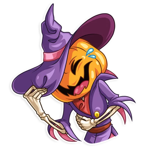 Стикерпак Jack Pumpkinhead для Telegram — скачать