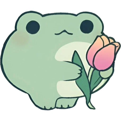 🌷 Стикер «a y u •» для Telegram