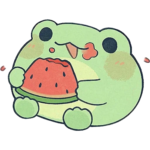 🍉 Стикер «a y u •» для Telegram