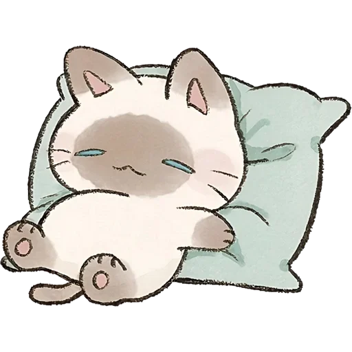 😴 Стикер «a y u •» для Telegram