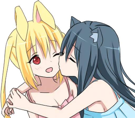 😚 Стикер «Girls Love Story 4 •» для Telegram