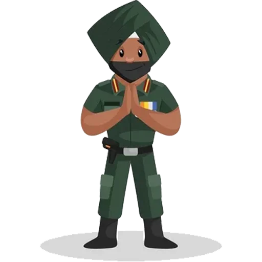 🙏 Стикер «Soldier» для Telegram