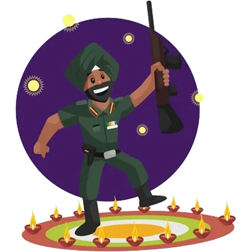 🪔 Стикер «Soldier» для Telegram