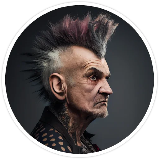 Стикерпак Old Punk для Telegram — скачать