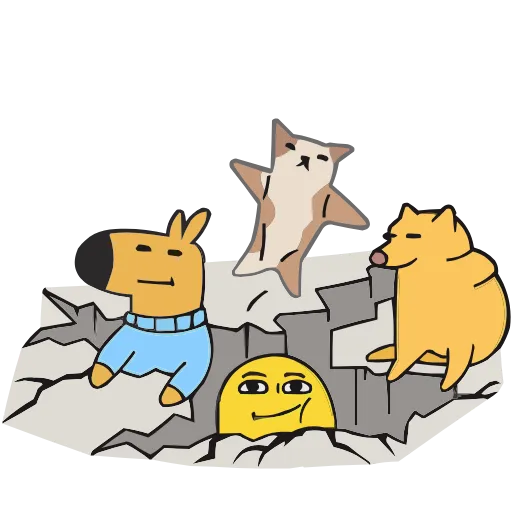😏 Эмодзи «Набор эмоджи «Каламбуры» из ВК в качестве» для Telegram