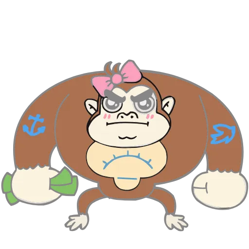 🦍 Эмодзи «Набор эмоджи «Каламбуры» из ВК в качестве» для Telegram
