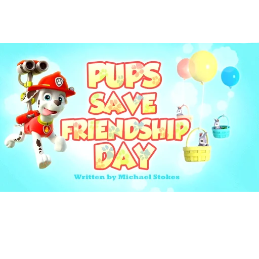 Стикерпак Pups save friendship day для Telegram — скачать