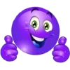 🤩 Эмодзи «Purple Decor From» для Telegram