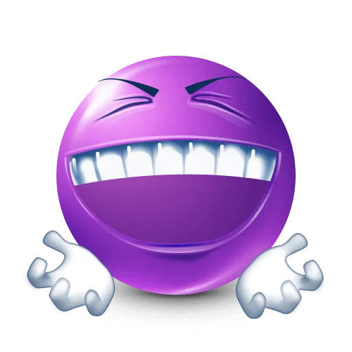 🤩 Стикер «Purple Faces» для Telegram