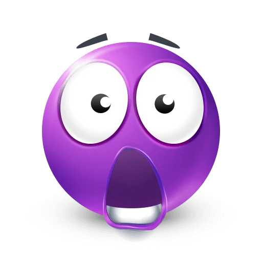 🤩 Стикер «Purple Faces» для Telegram