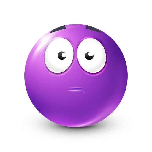 🤩 Стикер «Purple Faces» для Telegram