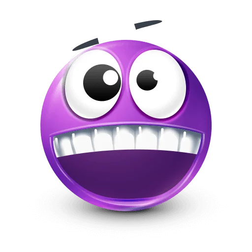 🤩 Стикер «Purple Faces» для Telegram