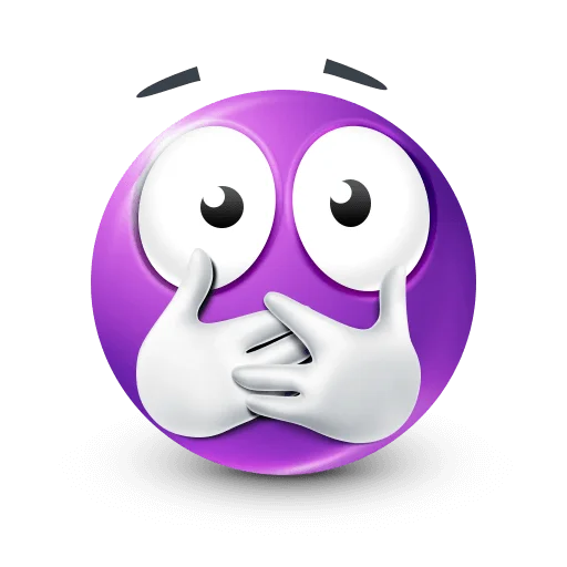 🤩 Стикер «Purple Faces» для Telegram