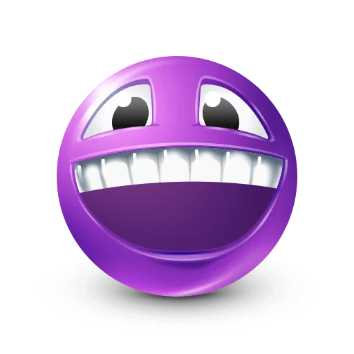 🤩 Стикер «Purple Faces» для Telegram