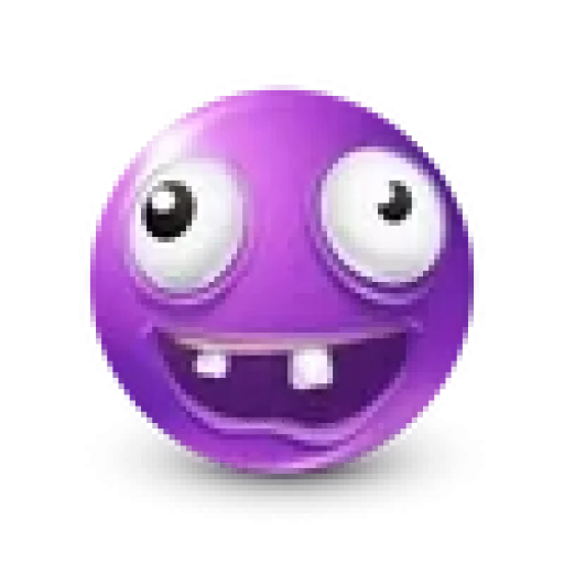 🤩 Стикер «Purple Faces» для Telegram