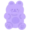 🧸 Эмодзи «🧸 Purple emoji» для Telegram