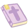 📓 Эмодзи «🧸 Purple emoji» для Telegram