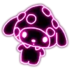 🐰 Эмодзи «Purpleblack» для Telegram