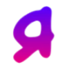 💜 Эмодзи «Фиолетовые буквы с градиентом» для Telegram