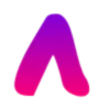 💜 Эмодзи «Фиолетовые буквы с градиентом» для Telegram