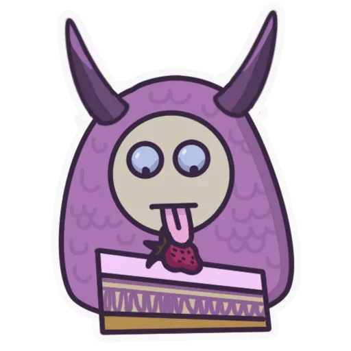 Стикерпак Purple для Telegram — скачать