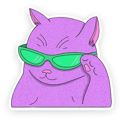 Стикерпак purrr для Telegram — скачать