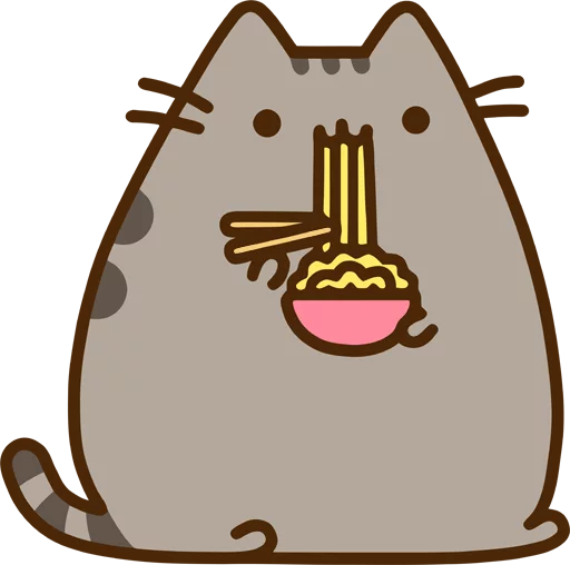 🍜 Стикер «Pusheen_2x» для Telegram