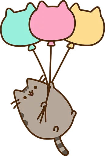 🎈 Стикер «Pusheen_2x» для Telegram