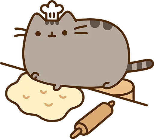 🍞 Стикер «Pusheen_2x» для Telegram