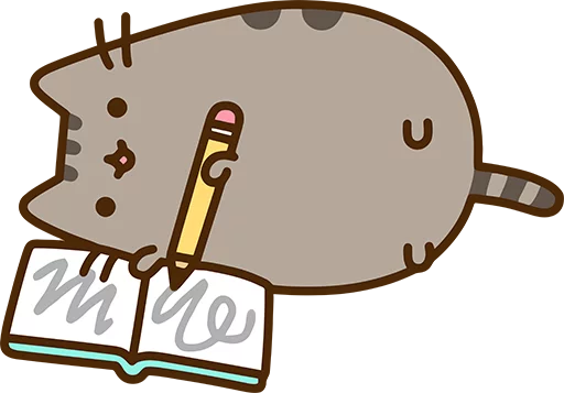 🗒 Стикер «Pusheen_2x» для Telegram
