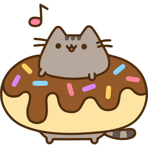 🎵 Стикер «Pusheen_2x» для Telegram