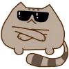 😎 Эмодзи «Miss pusheen» для Telegram