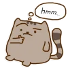 🤔 Эмодзи «Miss pusheen» для Telegram