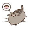🍲 Эмодзи «Miss pusheen» для Telegram