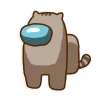 😐 Эмодзи «Miss pusheen» для Telegram