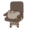 😕 Эмодзи «Miss pusheen» для Telegram