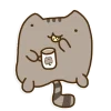 🍮 Эмодзи «Miss pusheen» для Telegram