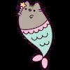 🧜‍♀️ Эмодзи «Pusheen #cute #status #food» для Telegram