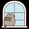 🪟 Эмодзи «Pusheen #cute #status #food» для Telegram